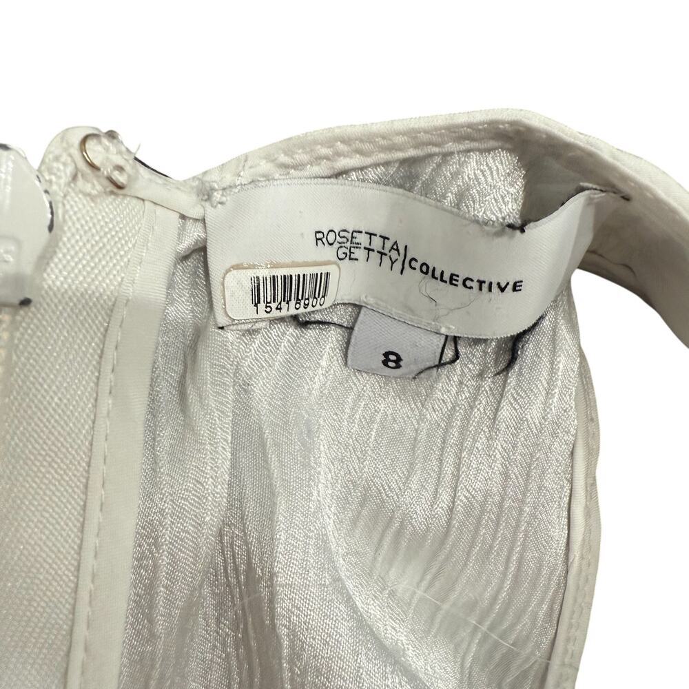 Rosetta Getty x RTR Cape Mini Dress in White, Size US 8​ - Picture 6 of 9
